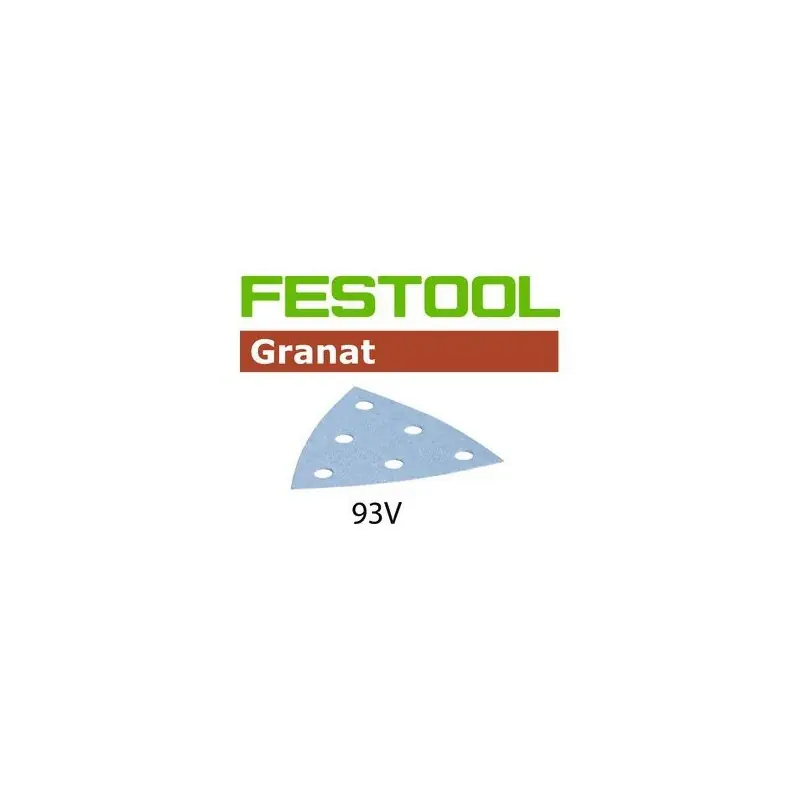 Abrasif – FESTOOL 497390 – delta 93×93 mm – grain 40 – Bte 50 Satisfait Ou Remboursé