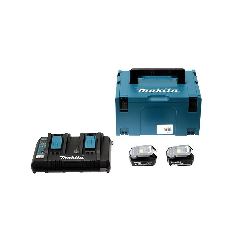 Commander Maintenant Pack batteries – MAKITA 197629-2 – 2 x BL1850B – 18 V Li-ion – 5,0 Ah