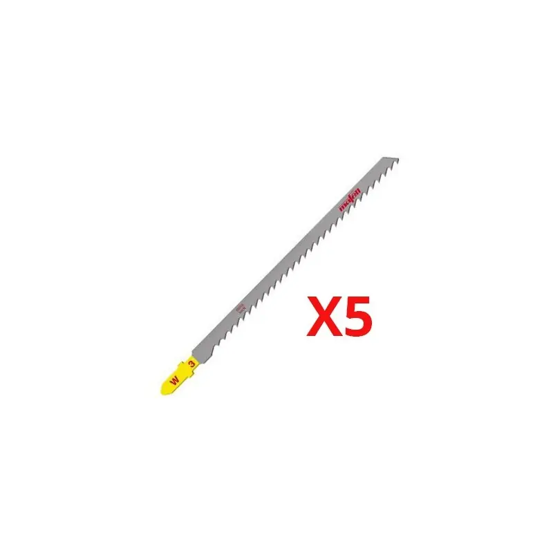 Lame de scie sauteuse – MAFELL 093702 – W3 – 125 mm – 5 lames Commande En Gros