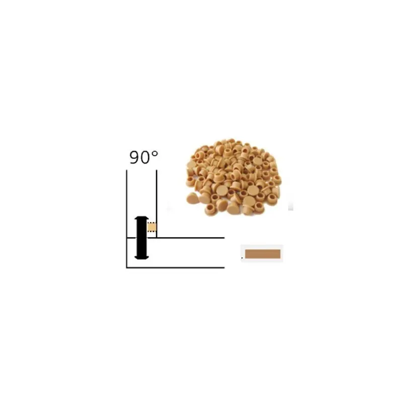 Capuchon – LAMELLO 01335283 – 90° – RAL1011 hêtre – Bte 100 Affaire À Saisir