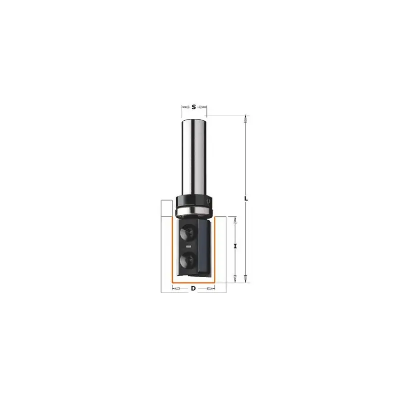 Bon Marché Mèche à affleurer à plaquettes – CMT 65619011 – Ø 19 x I 28 x L 69 mm – Q8 Guide haut