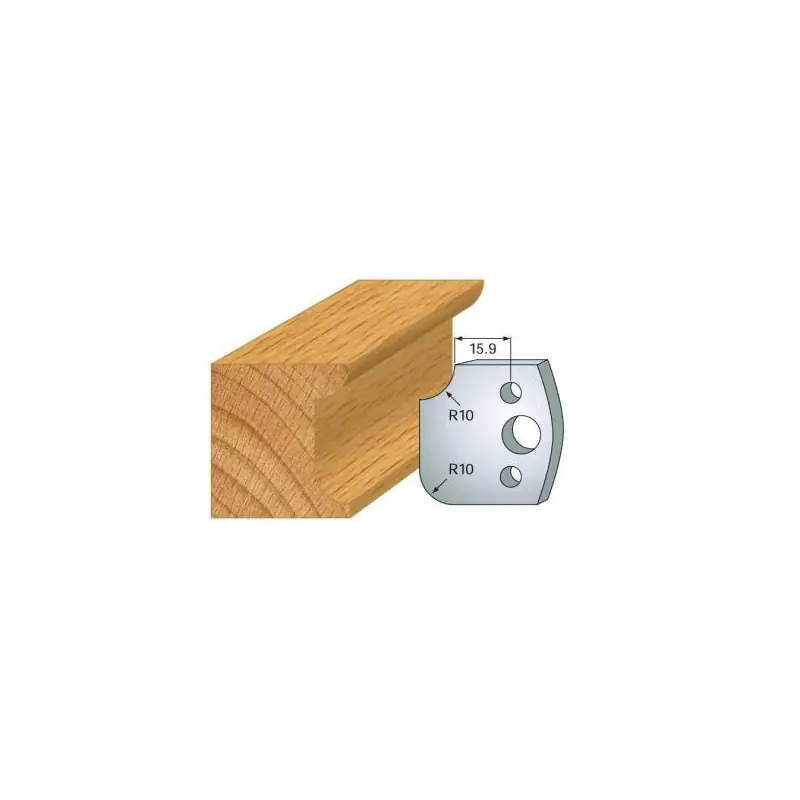 Couteau – LEMAN 800.175 – r 10 mm – la paire Prix Cassé