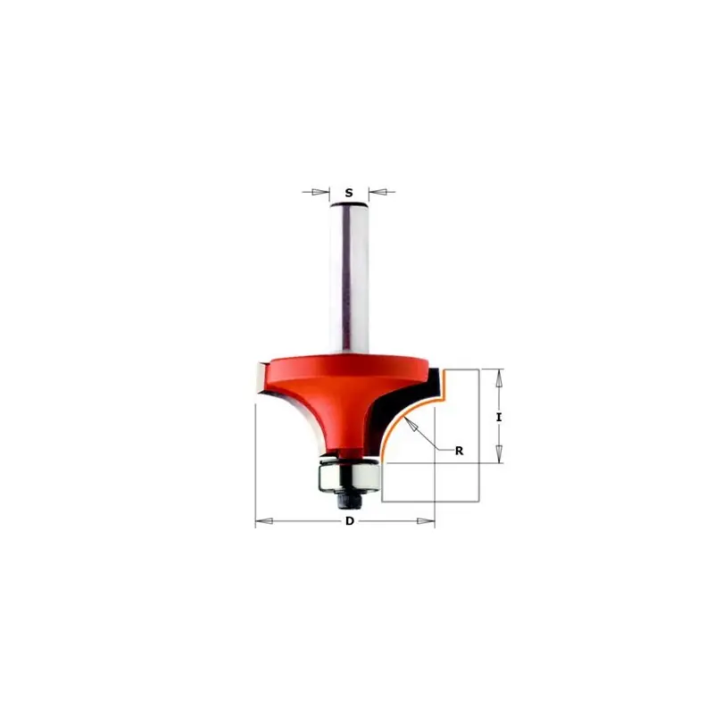 Commander Maintenant Mèche 1/4 de rond - CMT 93819011 - r 3,2 mm - Ø 19,1 x I 12,7 mm - Q8