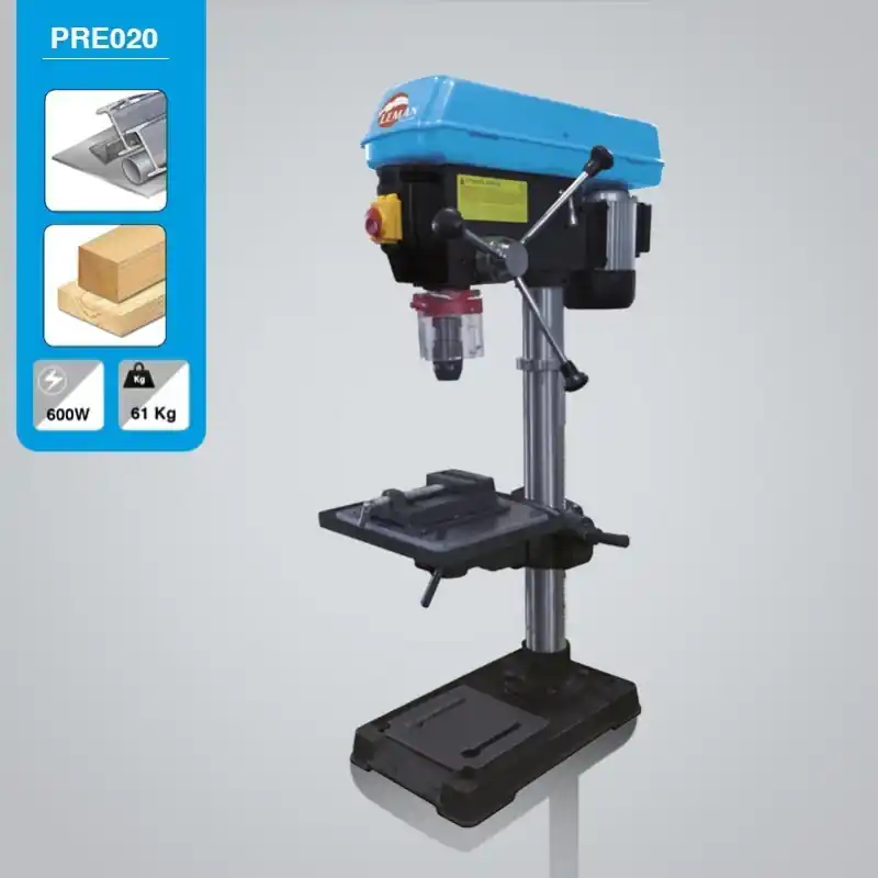 Offre Exclusive Perceuse à colonne d‘établi – LEMAN PRE020 – 600 W – 230 V