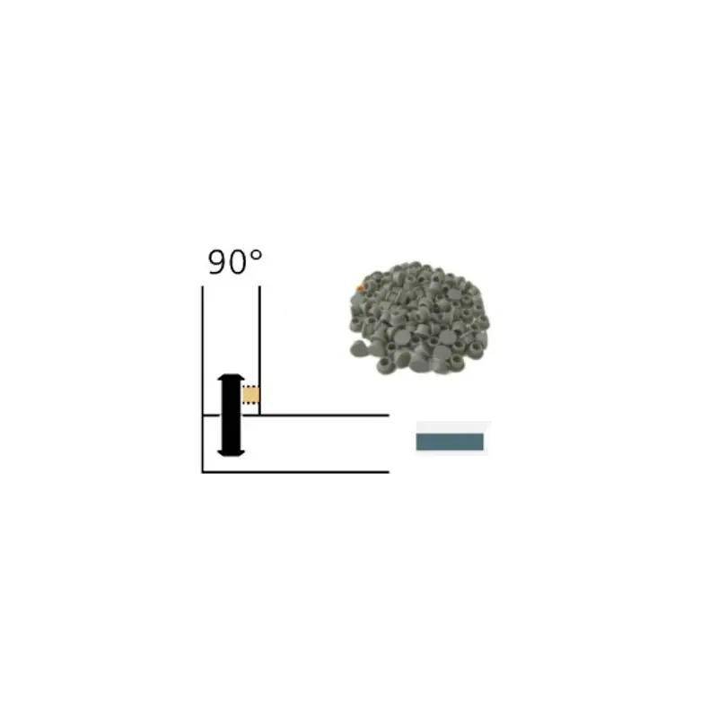 Seulement Aujourd&rsquo;hui Capuchon – LAMELLO 01335288 – 90° – RAL7035 gris bleu – Bte 100