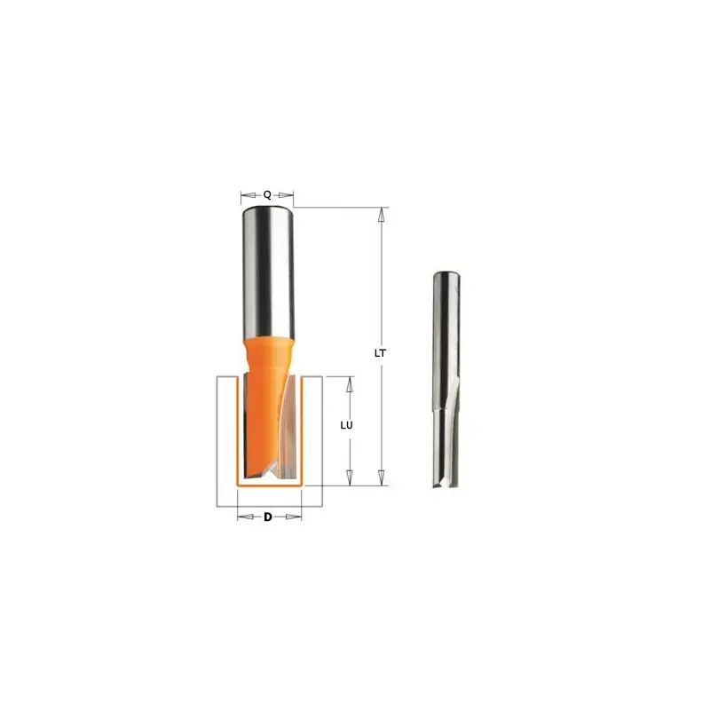 Authentique Mèche à défoncer – CMT 91206011 – Ø 6 x l 25,4 x L 60 mm – Q8