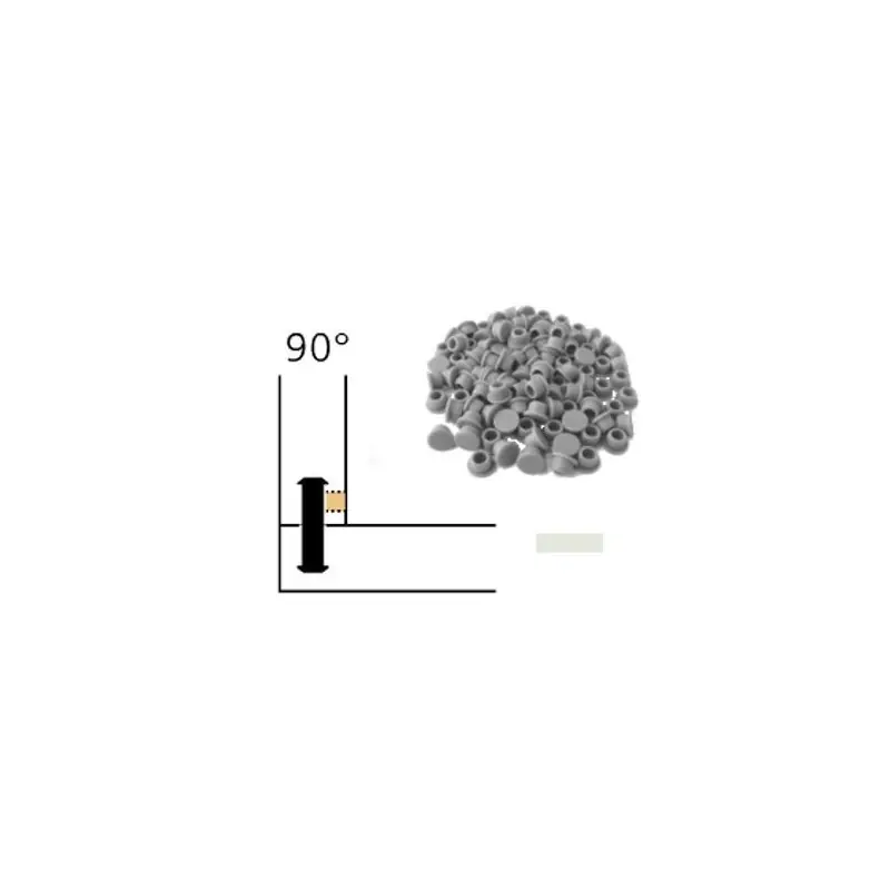 Capuchon – LAMELLO 01335285 – 90° – RAL9002 blanc gris – Bte 100 Remise