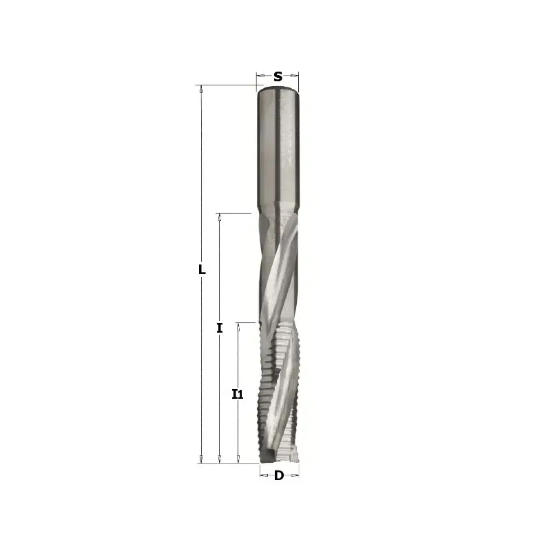 Mèche hélicoidale - CMT 19516411 - Ø 16 x l 120 x L 170 mm - Z3 - Q16 avec brise-copeau- pour mortaises Prix Cassé