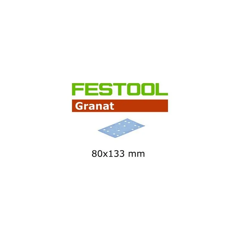 Abrasif – FESTOOL 497117 – 80×133 mm – grain 40 – Bte 50 Haute Qualité
