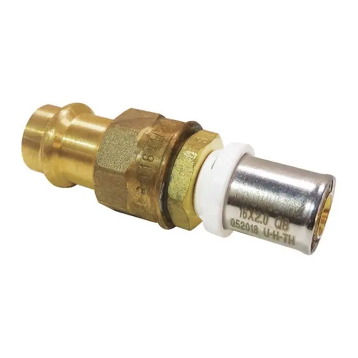 Offre Spéciale Raccord Multicouche à sertir Multicouche Ø20x2,0 - Cuivre à sertir Ø22 - Somatherm