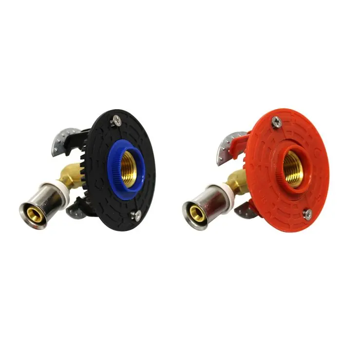 Sortie de cloison bain/douche FIXOPLAC - raccord coudé Multicouche à sertir Ø16 - Femelle 1/2" (15/21) - Somatherm Livraison Express
