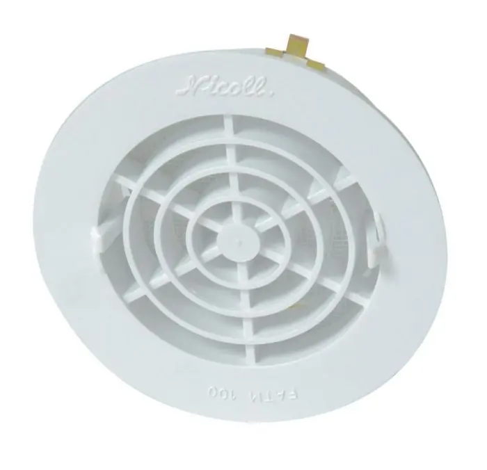 Pas Cher Grille intérieure à fermeture et moustiquaire pour tube PVC Ø100 - Nicoll
