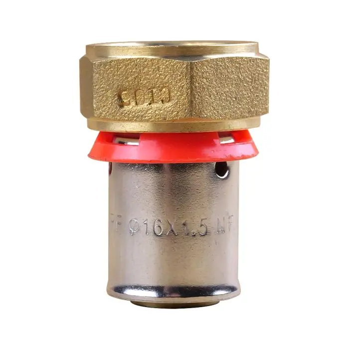 Raccord PER à sertir femelle écrou fixe 1/2" (15/21) Tube Ø16 - IBP Bänninger Prix Choc