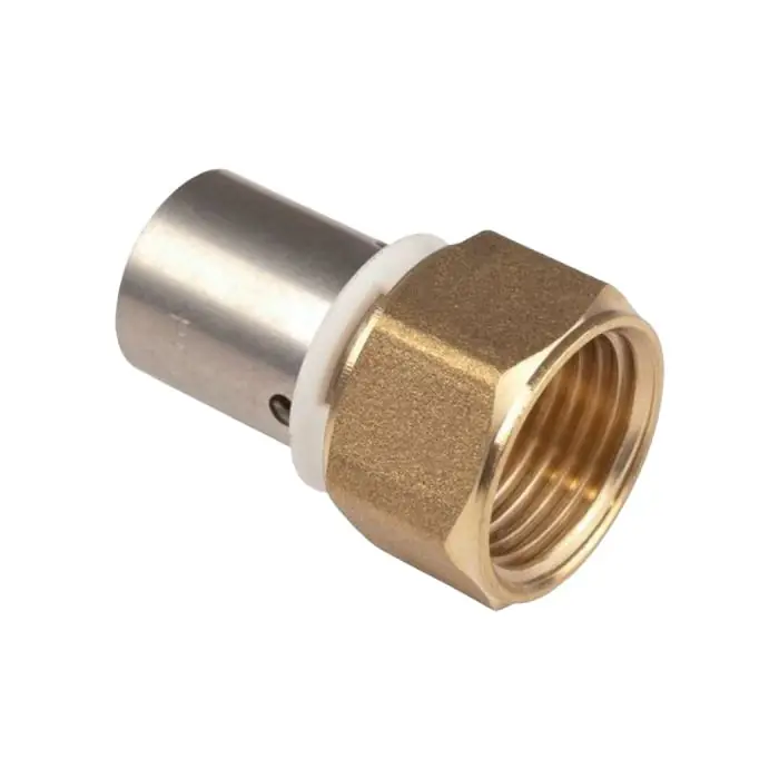 Raccord PER à sertir femelle écrou fixe 3/4" (20/27) Tube Ø20 - IBP Bänninger Haute Qualité