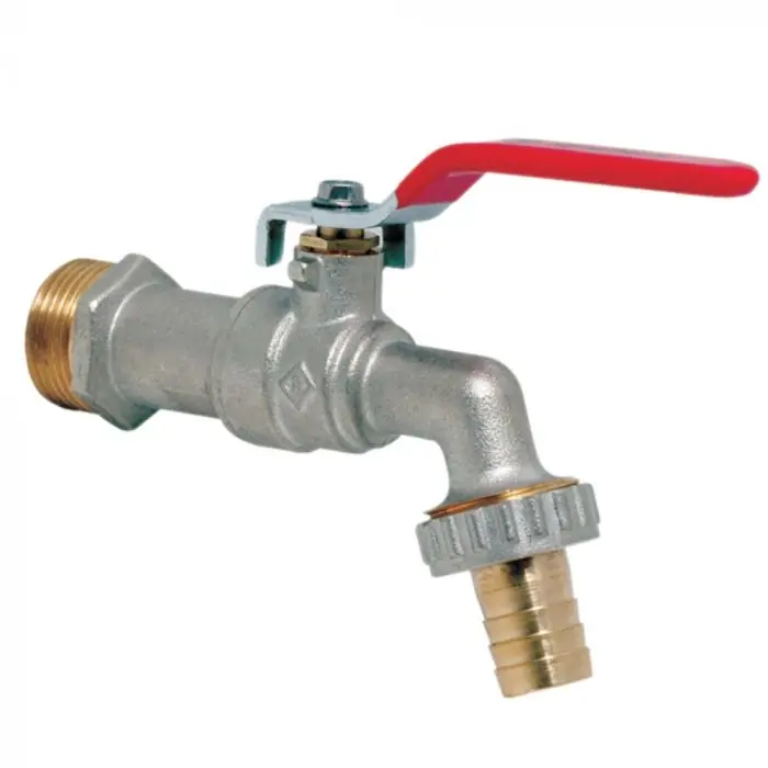 Promotion Saisonnière Robinet boisseau sphérique mâle 1/2‘‘ (15/21) Nez 3/4‘‘ (20/27) - Tuyau Ø15 - Watts