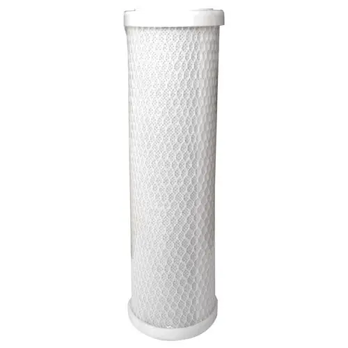 Vente Flash Cartouche 10µ Charbon Block 2en1 - 9"3/4 (12 mois) - AquaDrink - Pour tout type de filtre - Merkur