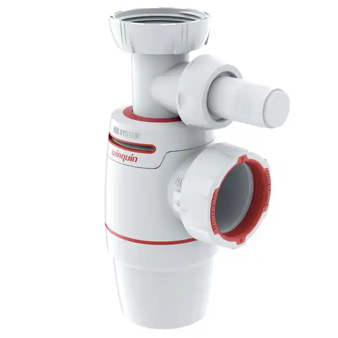Siphon évier NF Ø40 NEO AIR Wirquin avec prise de machine à laver - Wirquin Vente Flash