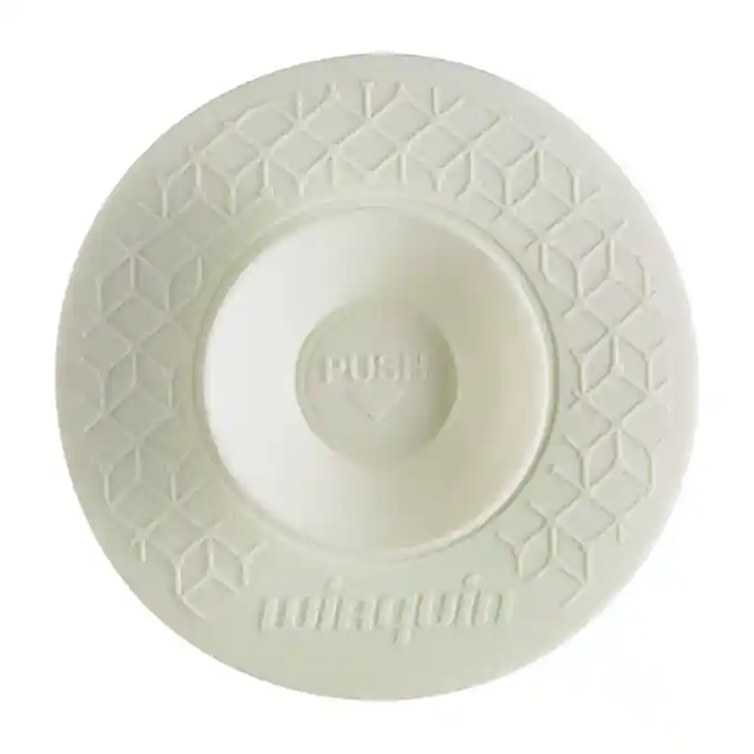 Top Vente Bouchon universel Ø110 UPPY en silicone Blanc pour baignoire, lavabo et évier - Wirquin