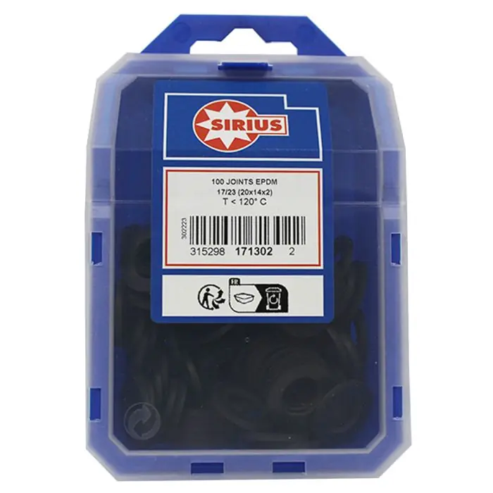 Bon Marché 100 Joints ACS enCaoutchouc EPDM pour eau-chaude et froide sanitaire 5/8‘‘ (17/23) - Watts