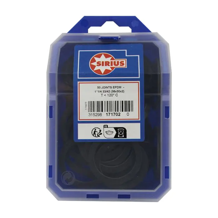 Affaire À Saisir 50 Joints ACS en Caoutchouc EPDM pour eau-chaude et froide sanitaire 1‘‘1/4 (33/42) - Watts