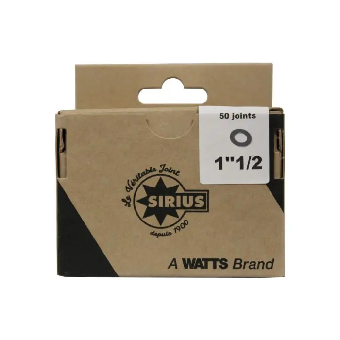Commander Maintenant 50 Joints ACS en Caoutchouc EPDM pour eau-chaude et froide sanitaire 1‘‘1/2 (40/49) - Watts