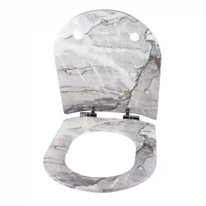 Abattant WC Wood Slim ATHENES, descente assistée et déclipsable – Olfa Vente Directe