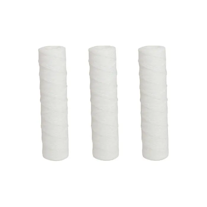 Acheter Direct Lot de trois cartouches bobinées 9‘‘3/4 25µ 101238 – AquaFiltr – Pour Anti-tarte électrique et Filtration de l‘eau – Merkur