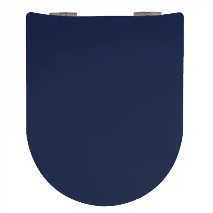 Dernier Modèle Abattant WC Wood Slim BLEU HEWI, descente assistée et déclipsable – Olfa
