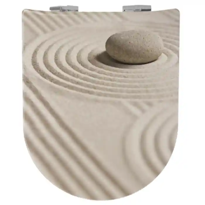 Commander Vite Abattant WC Wood Slim Feng Shui Brillant, descente assistée et déclipsable – Olfa