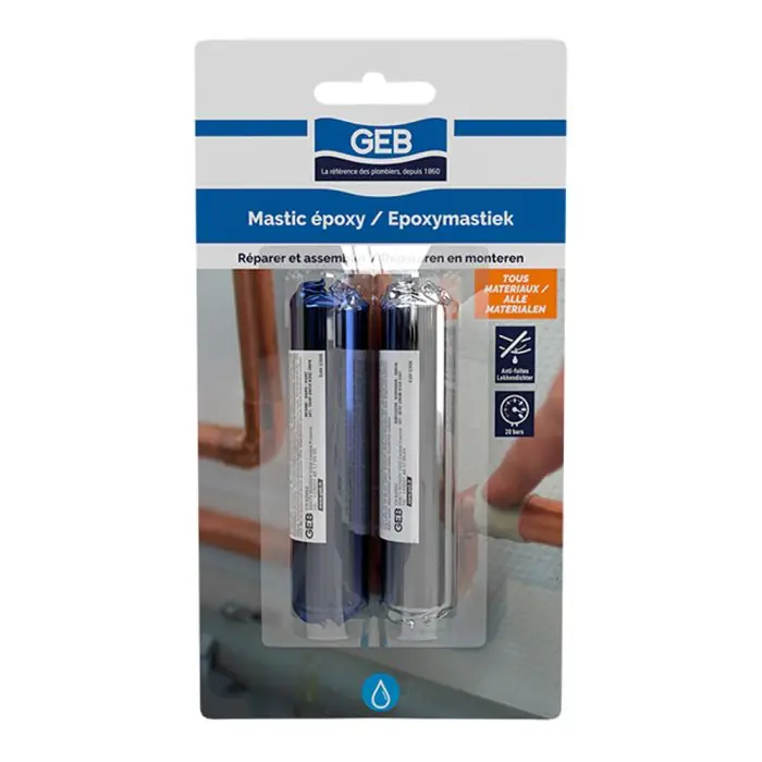 Mastic Epoxy 2 Bâton/BL 100 gr - GEB Meilleur Prix