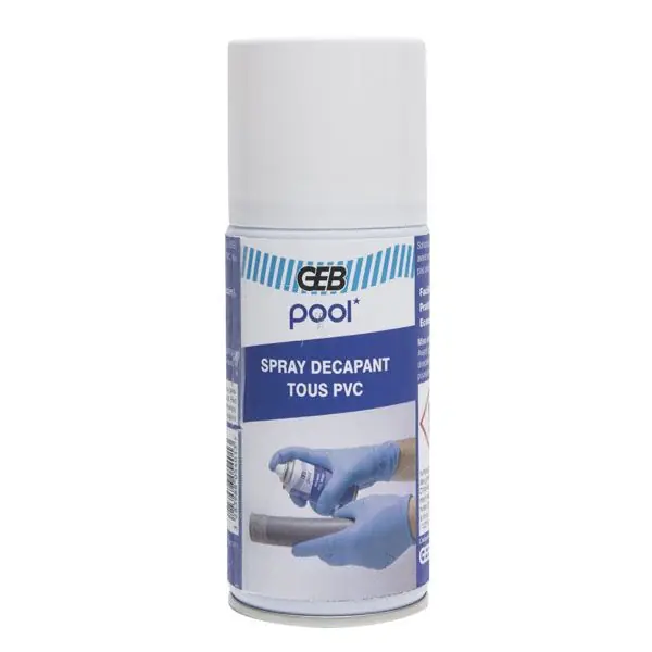 POOL Décapant PVC en Spray - 125 ml - GEB Quantité Limitée