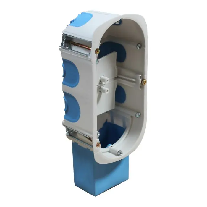 Boîtier d‘appareillage Micro-Module MULTIMAT NO AIR NF cloison sèche Double (71 mm) Ø67 mm - BLM Retour Gratuit