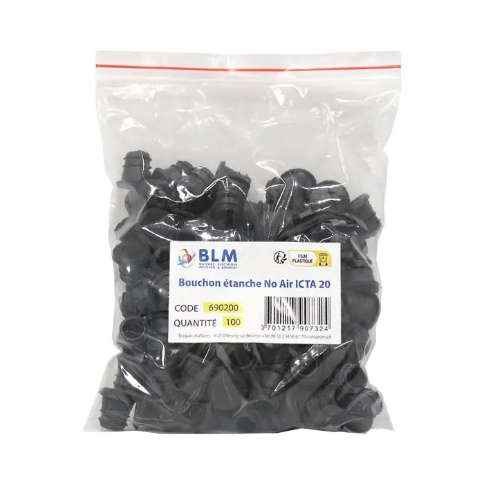 100 Bouchons étanches No Air RT 2012 pour tube ICTA 20 – BLM Commander Maintenant