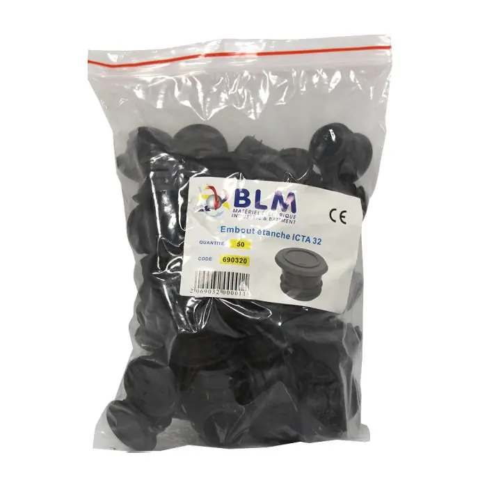 50 Bouchons étanches No Air RT 2012 pour tube ICTA 32 – BLM Prix Réduit