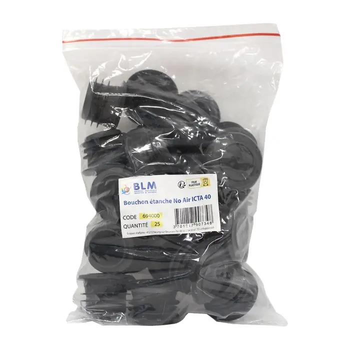Promotion 25 Bouchons étanches No Air RT 2012 pour tube ICTA 40 - BLM