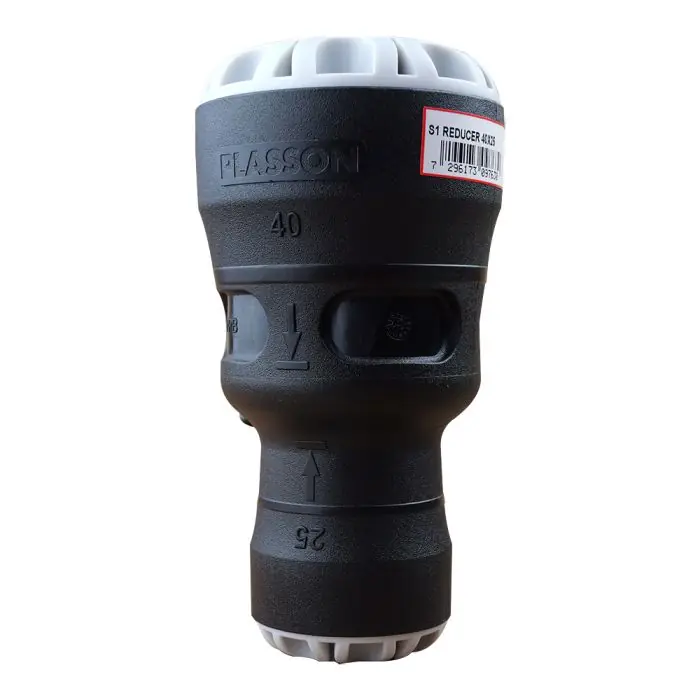 Commander Vite Manchon réduit encliquetable Ø40×25 tube PE – Série 1 – Plasson
