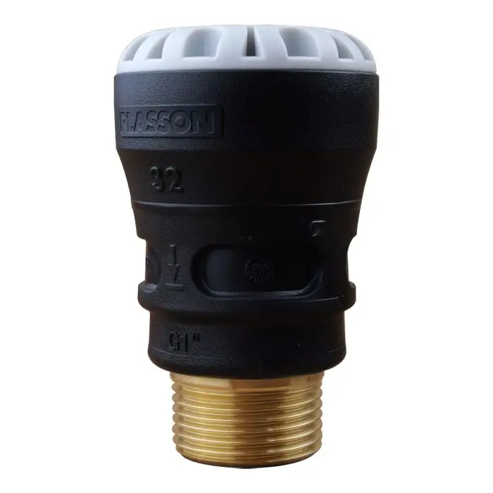 Réduction Raccord droit encliquetable PE Ø32 - Laiton mâle 1‘‘ (26/34) avec portée plate ISO 228