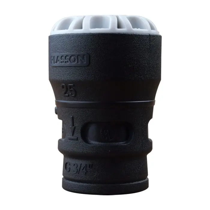 Raccord droit encliquetable PE Ø25 - Femelle 3/4" (20/27) avec portée plate ISO 228 et joint fourni - Plasson Nouvel Arrivage