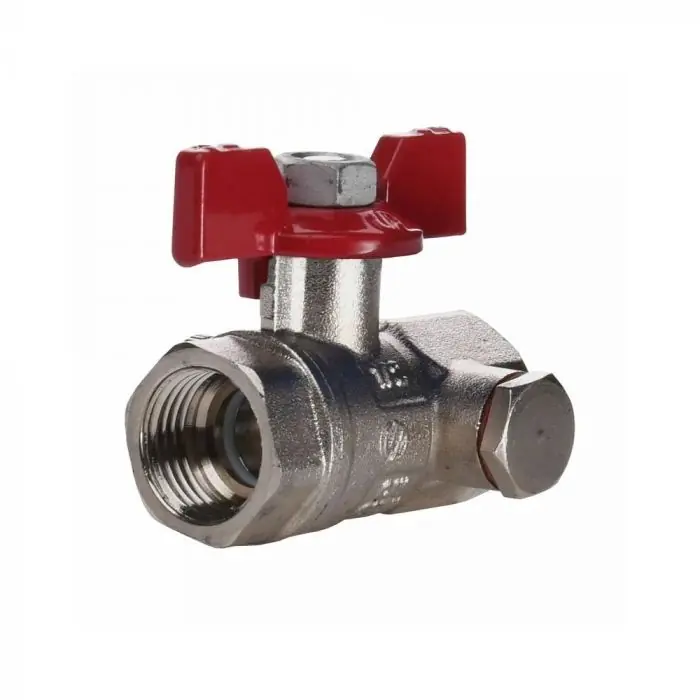 Top Vente Vanne à sphère PN30 SENA ACS Manette Papillon rouge Femelle/Femelle 1" (26/34) A PURGE - Arco