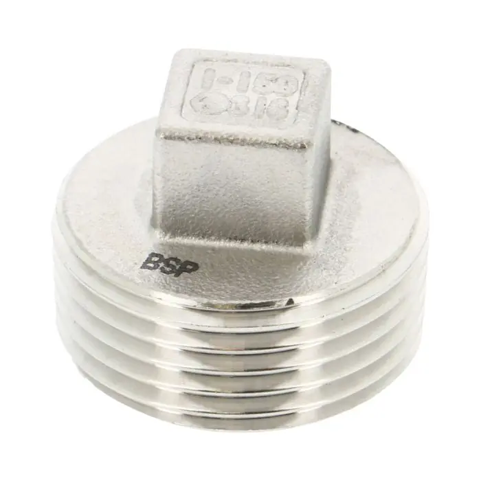 Bouchon Mâle Tête Carrée Inox 1‘‘ 1/4 (33/42) Mâle pour ballon Inox - Thermador Dernier Modèle