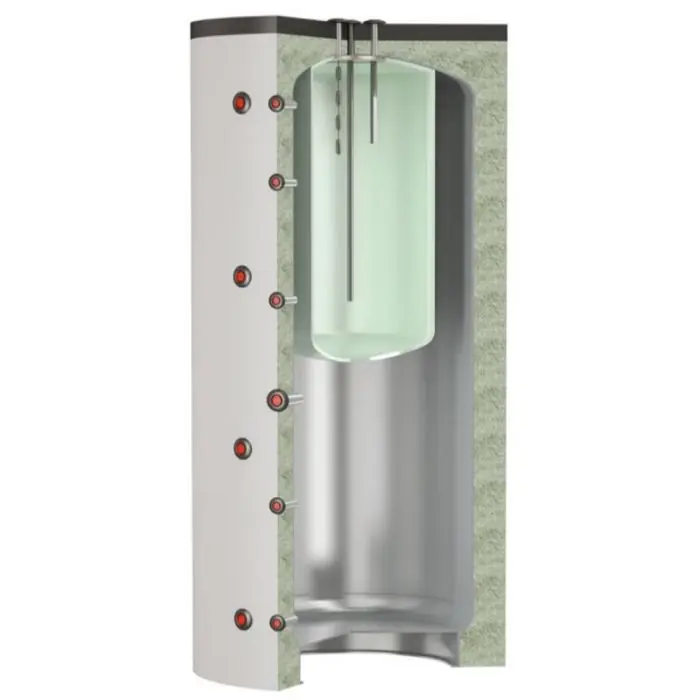 Nouvelle Collection Ballon combiné avec stockage ECS - 800 L avec 1 échangeur acier - Thermador
