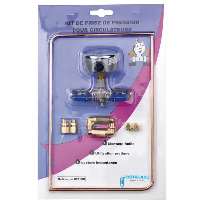 Kit de prise de pression pour circulateur à brides - Thermador Haute Qualité