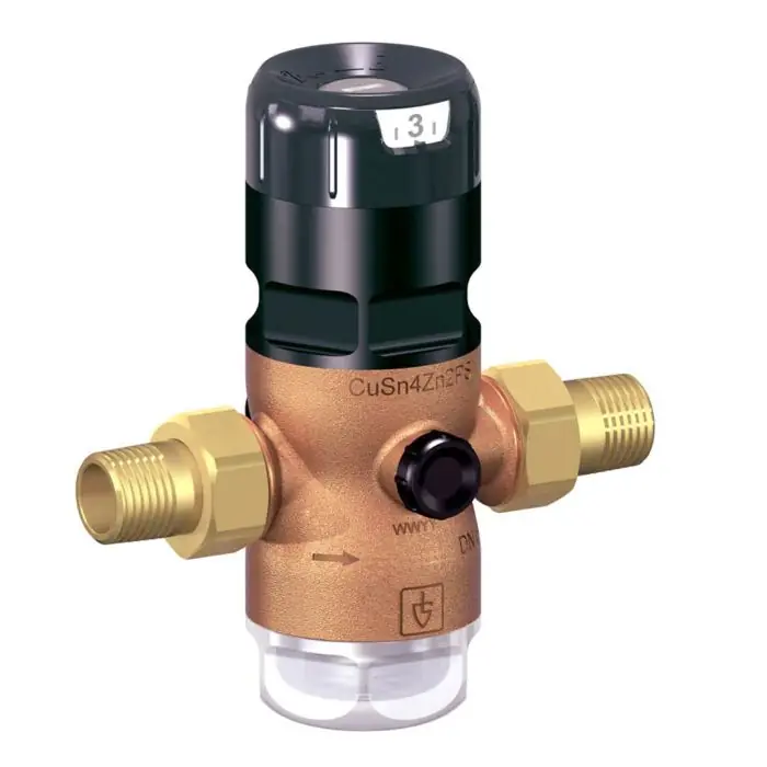 Usine Directe Réducteur de pression 1&Prime;1/4 (33/42) Mâle Mâle corps bronze sans plomb – Thermador