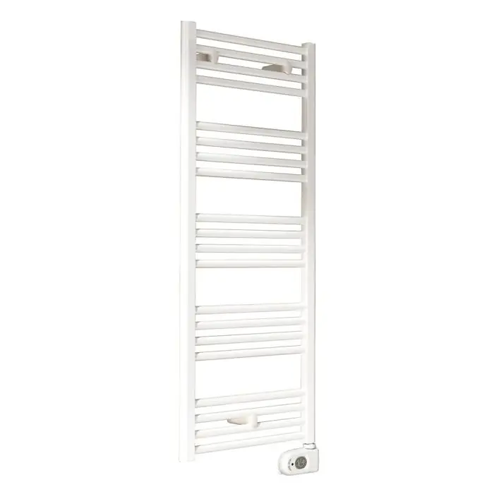 Top Vente Sèche-serviette Mahana Droit électrique 500 X 1566 mm NF – Blanc – Thermador