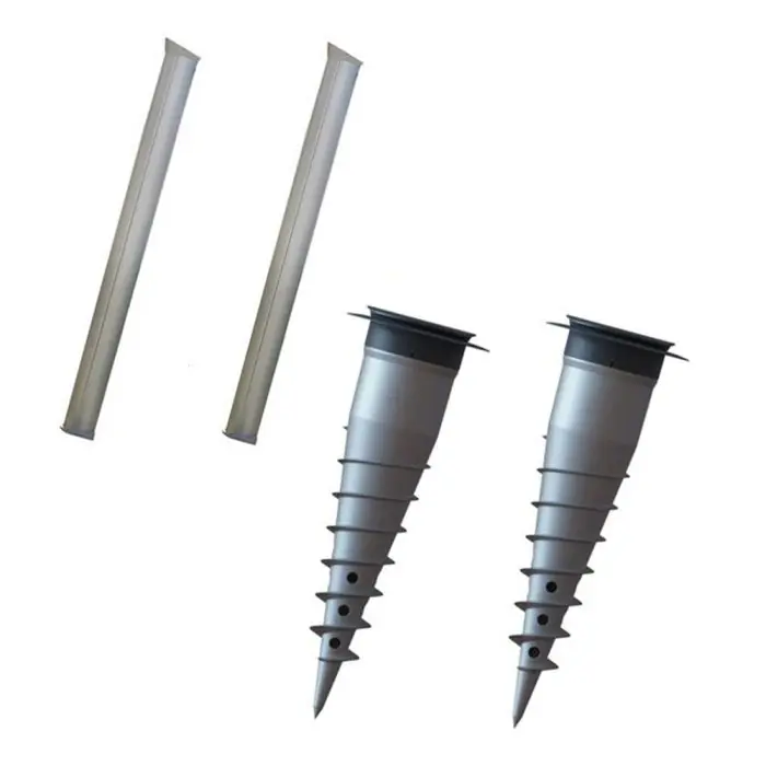Kit de 2 Poteaux Hamac + 2 bases d‘ancrage – GARD&ROCK Meilleur Choix