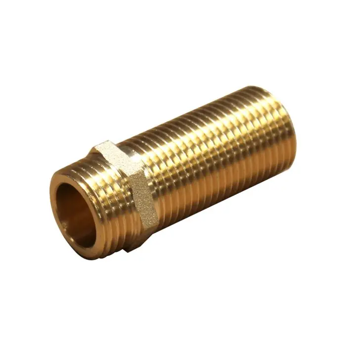 Usine Directe Rallonge laiton filetée Mâle Mâle 1/2&Prime; (15/21) – Longueur 40 mm – Thermador