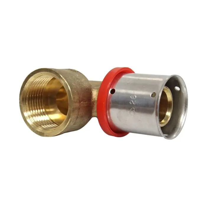 Raccord multicouche à sertir coude femelle (20/27) 3/4" - Ø26x3,0 - MULTIPEX Bon Plan