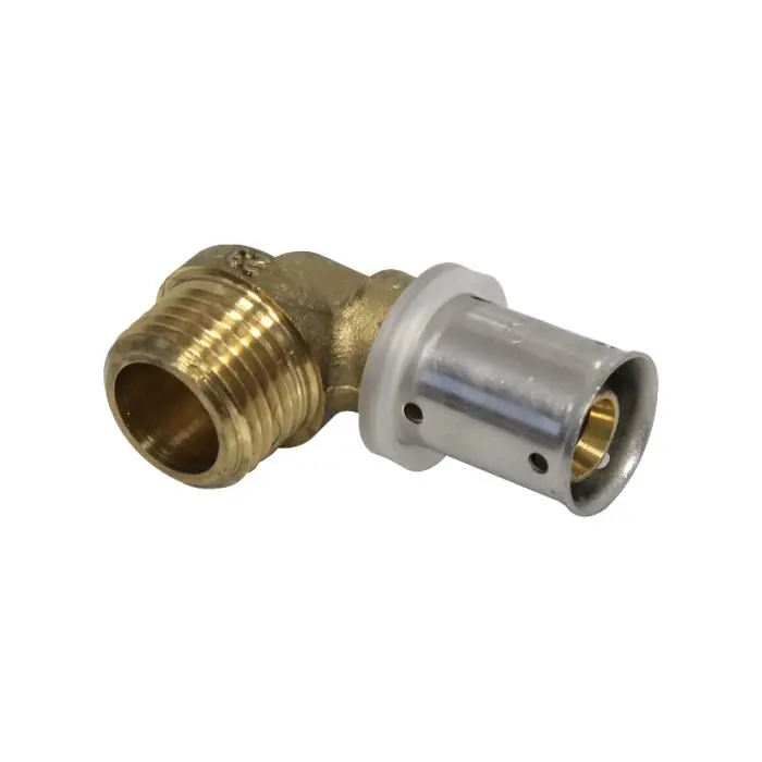 Raccord multicouche à sertir coude mâle (15/21) 1/2" - Ø16x2,0 - MULTIPEX Authentique