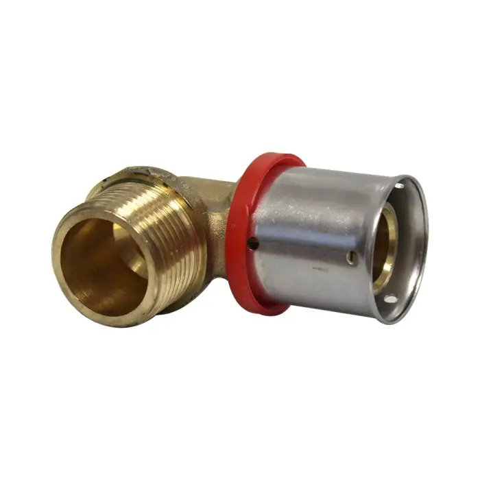 Raccord multicouche à sertir coude mâle (20/27) 3/4" - Ø26x3,0 - MULTIPEX Retour Gratuit