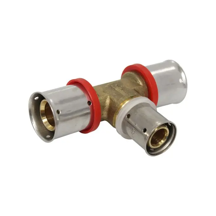 Té multicouche à sertir réduit - Ø26x3,0 - Ø20x2,0 - Ø26x3,0 - MULTIPEX Pas Cher